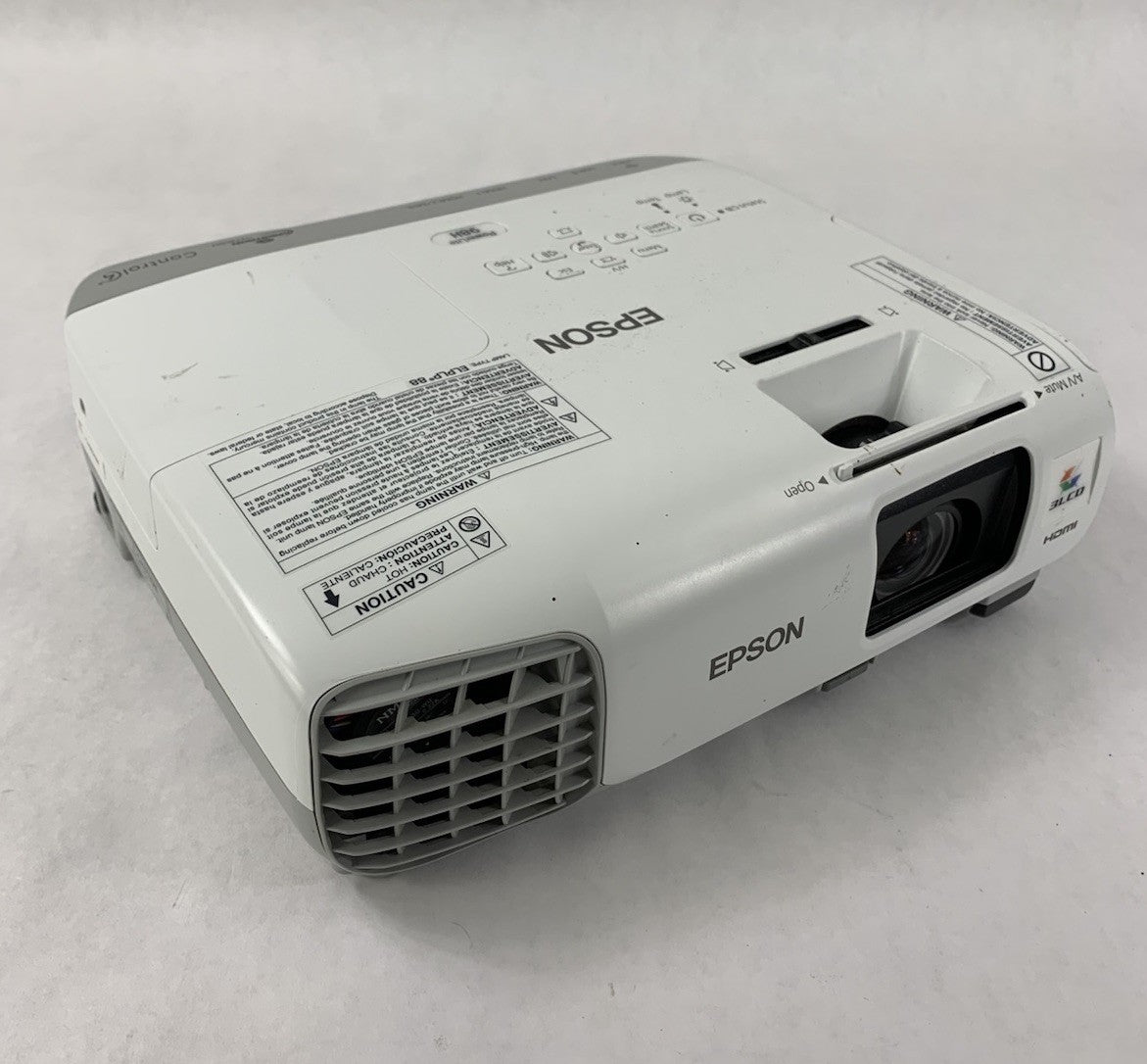 Epson PowerLite 98H H687A LCD Lamp Projector 1512 Lamp Hours - No Remote0