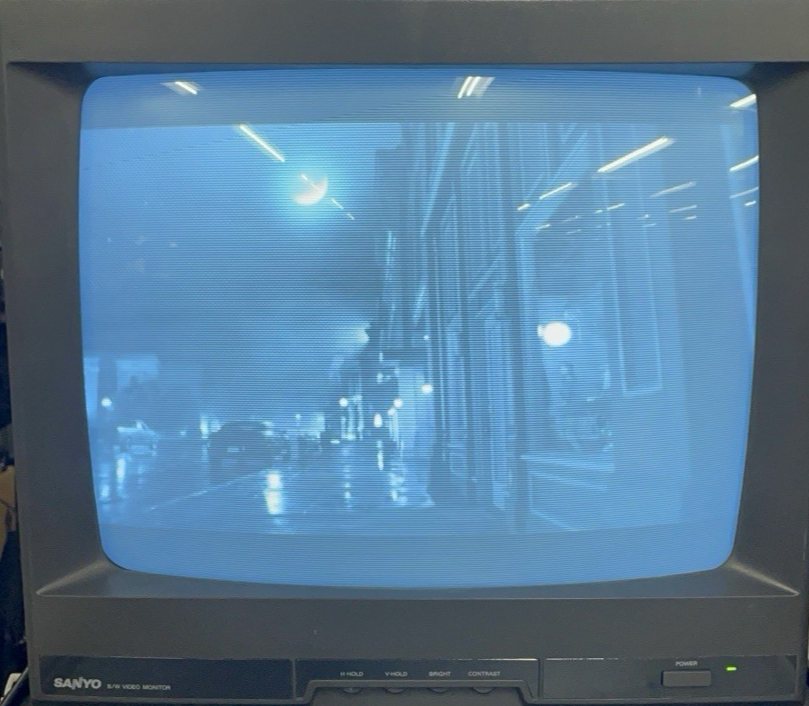 Sanyo VM 5516 Vintage B&W CRT 1997 16''3