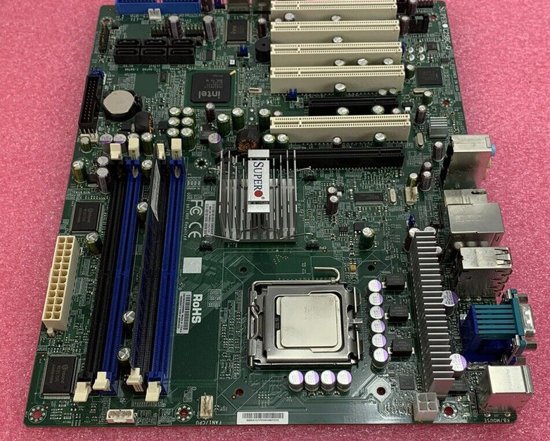 SuperMicro C25BC-Q Motherboard Intel Core 2 Quad 3GHz 512MB RAM w/Shield