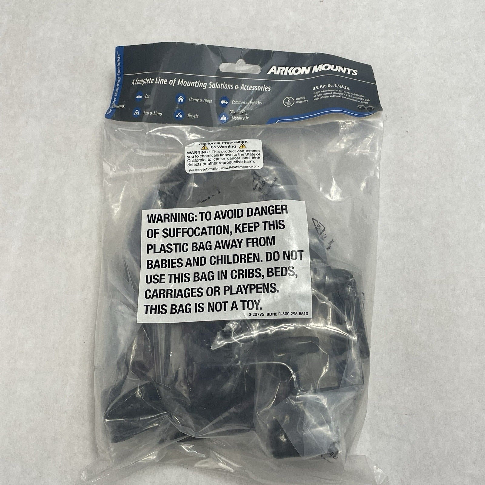 ARKON TAB086-12 Tablet Clamp Mount 12 -in Neck for iPad Pro Air Galaxy Note 10.15