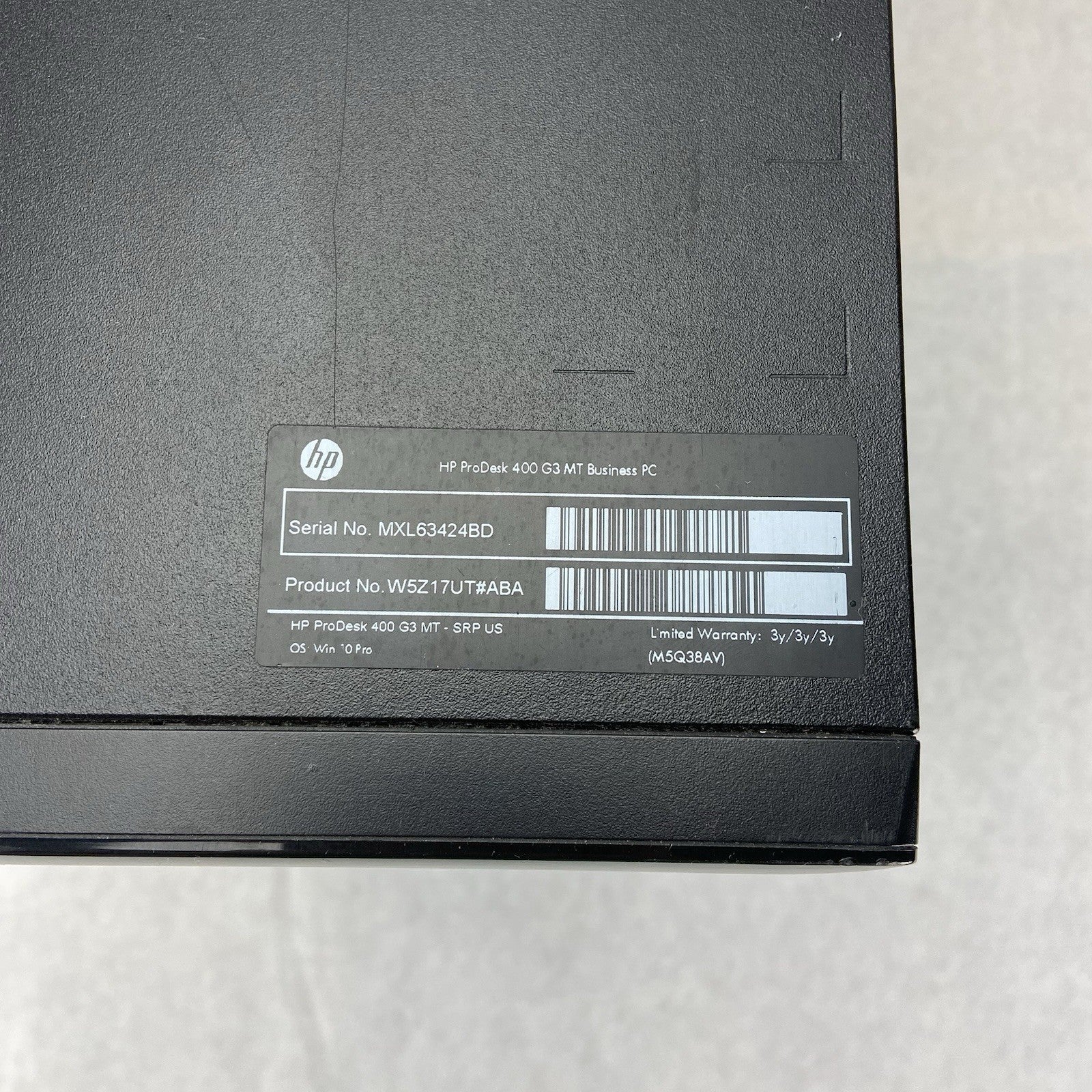 HP ProDesk 400 G3 MT Intel Core i5-6500 3.2GHz 8GB RAM No HDD No OS3