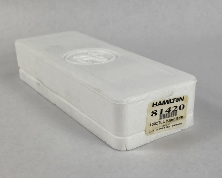 Hamilton 81420 1002TLL 2.5ml Luer Lock TLL Gastight Instrument Syringe