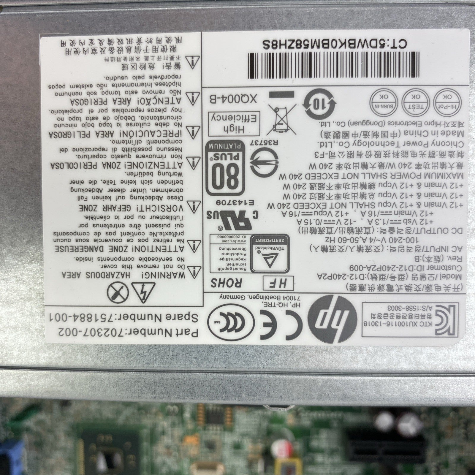 HP ProDesk 600 G1 SFF Intel Quad Core i5-4590 3.30GHz 8GB RAM DVDCDRW No HDD OS