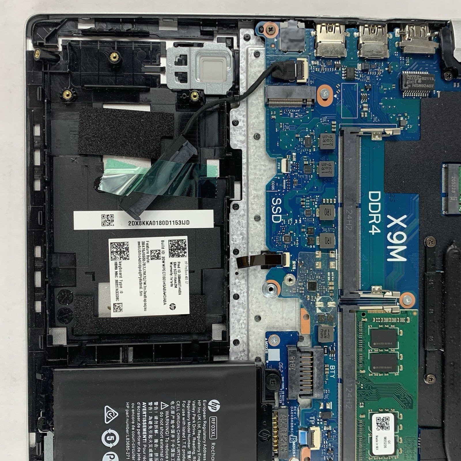 HP ProBook 455 G7 15.6" Ryzen 5 4500U 2.375 GHz 8GB RAM No SSD/OS/AC Dinged Edge14