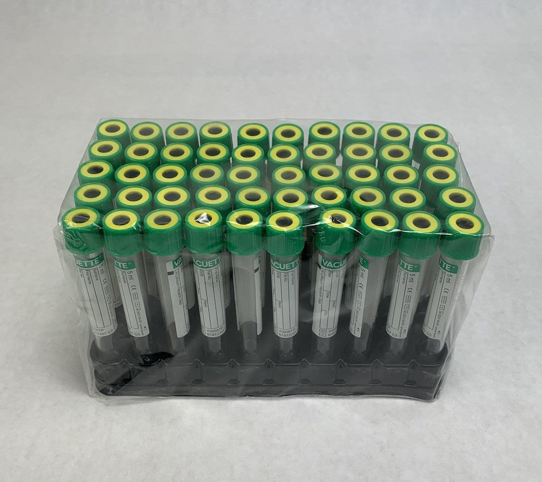 Vacuette 456087P 5ml LH Sep 13x100 50pcs Non-Ridged Tubes
