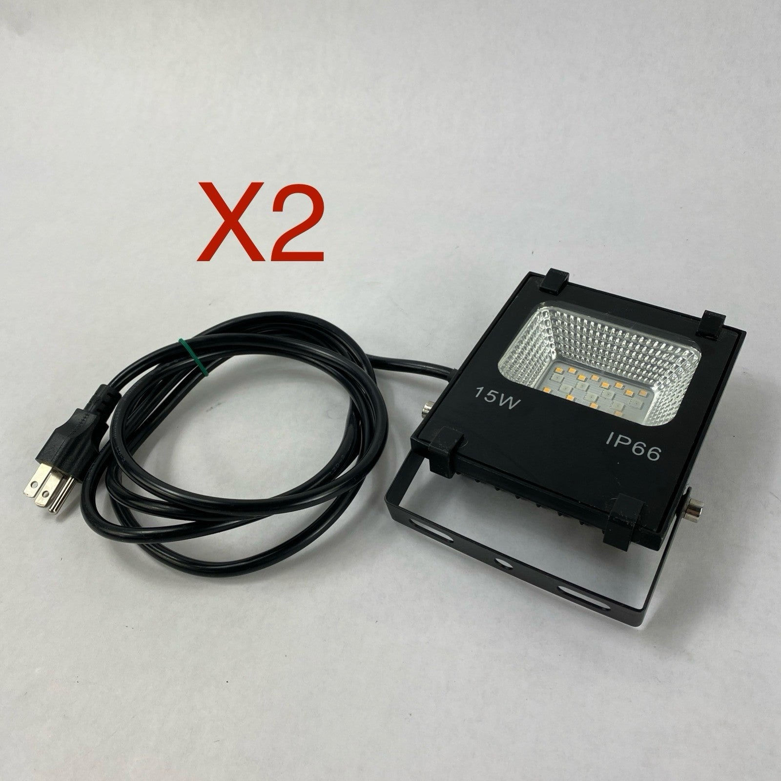 Melpo IP66 15W Flood Light No Remote Lot of 2 Tested7