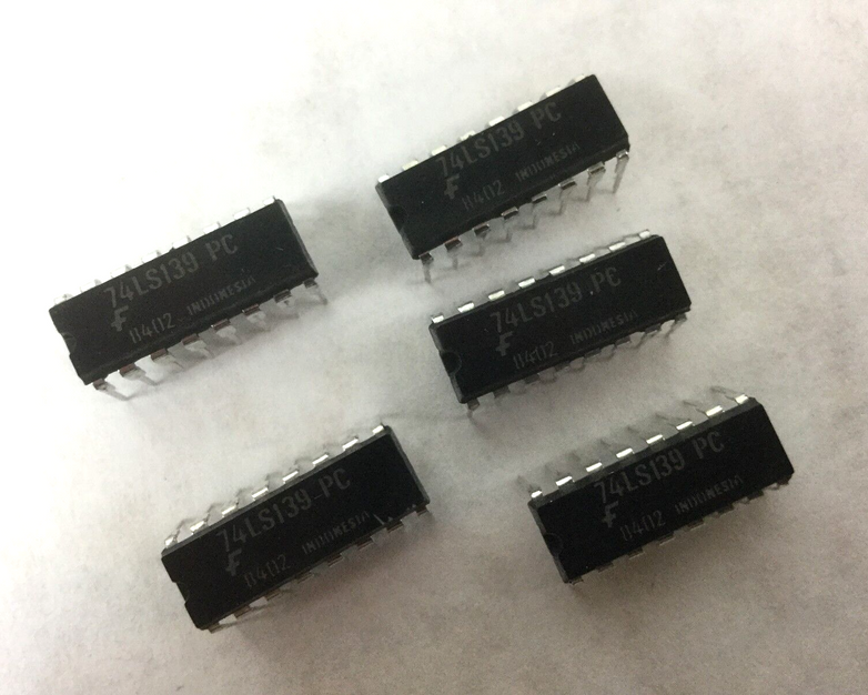 F-74LS139 PC, 16 Pin Dip (Lot of 5)