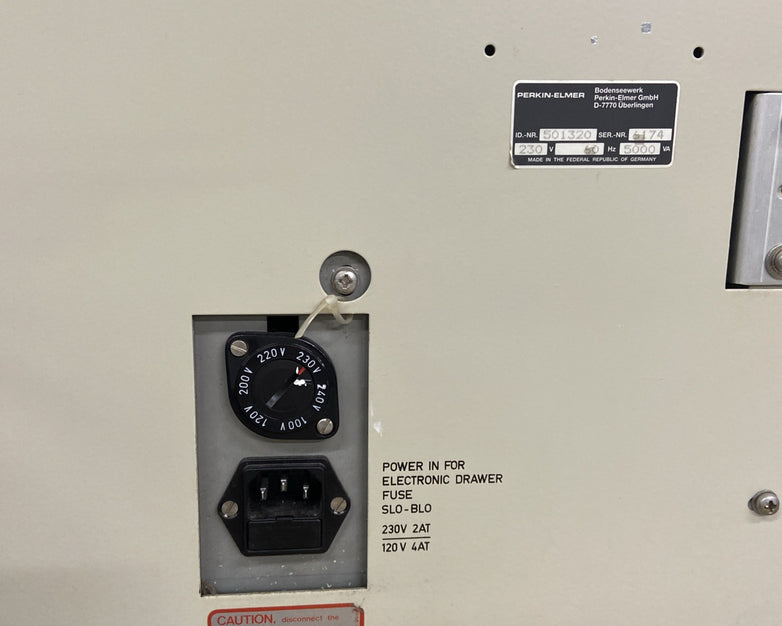 Perkin Elmer Zeeman Atomic Absorption Spectrometer Model 4100ZL