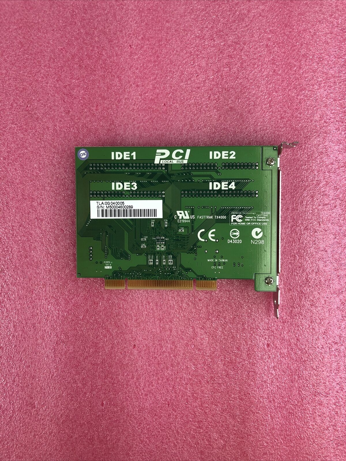 Promise Technology FastTrak TX4000 PCI IDE Local Bus Card