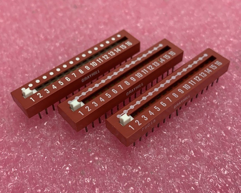 Grayhill 8315 1-16 Slider Switch (Lot of 3)