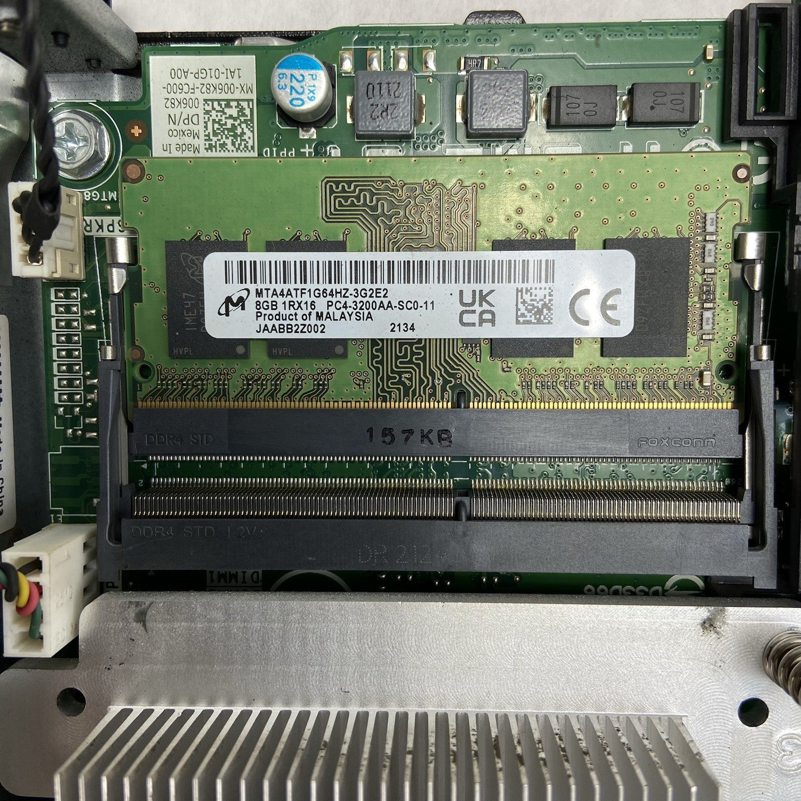 Dell Optiplex 3080 Micro Intel Core i5-10500T 2.3GHz 8GB RAM w/AC No HDDOS12