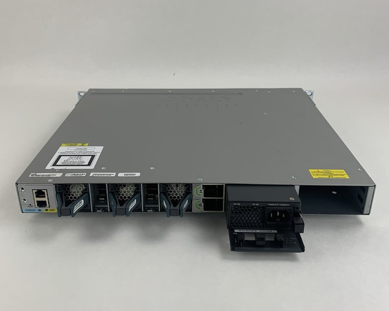 Cisco Catalyst WS-C3850-48U-S V06 48 Port Switch Tested w/C3850-NM-2-10G 1x PSUs