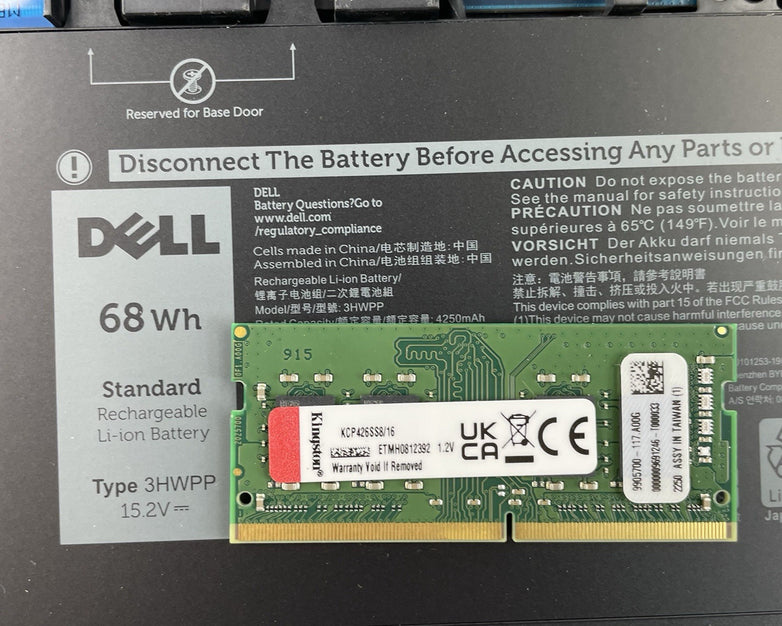 Dell Precision 3551 15.6" i7-10850H 2.70 GHz 16 GB RAM No SSD/OS/AC - READ