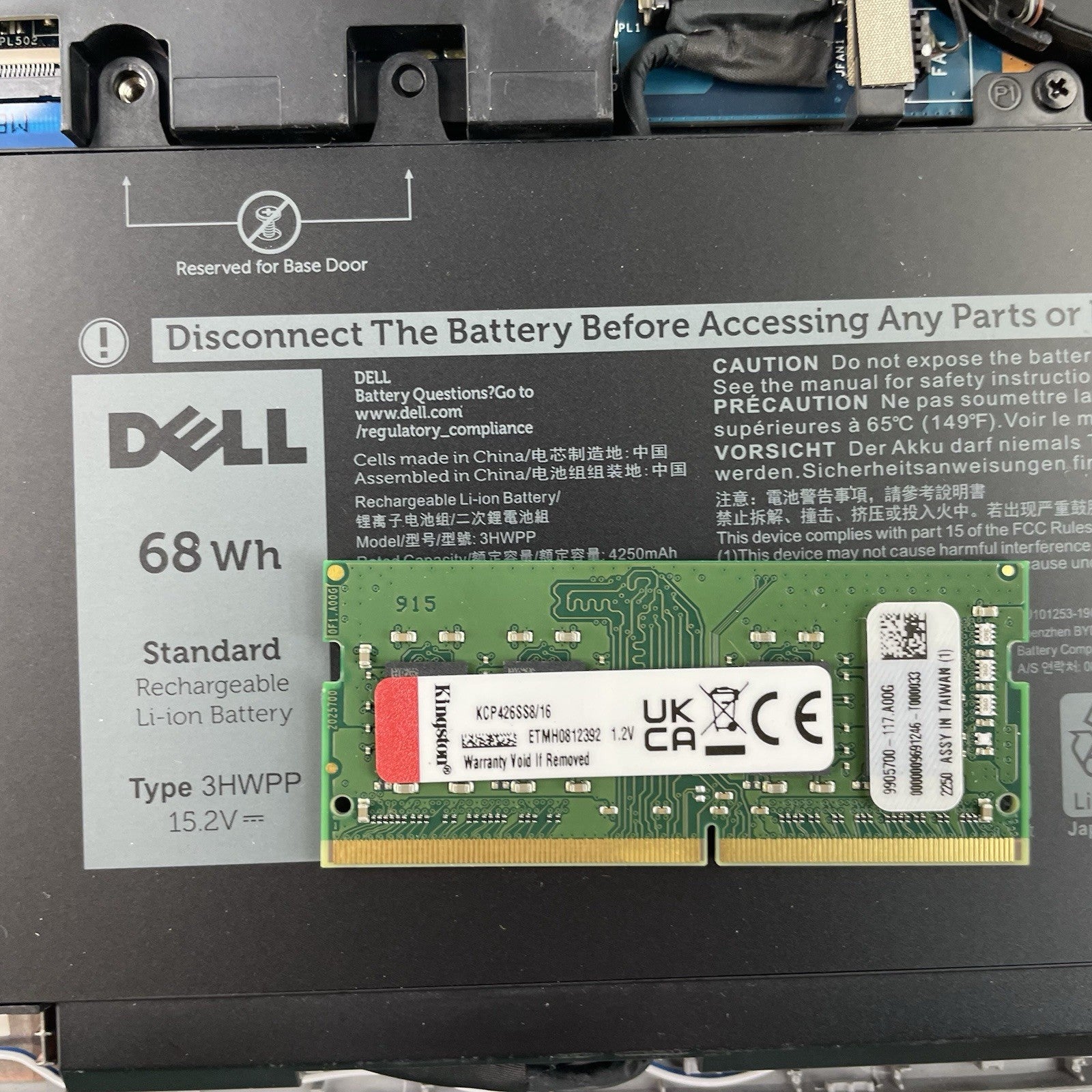 Dell Precision 3551 15.6" i7-10850H 2.70 GHz 16 GB RAM No SSD/OS/AC - READ18