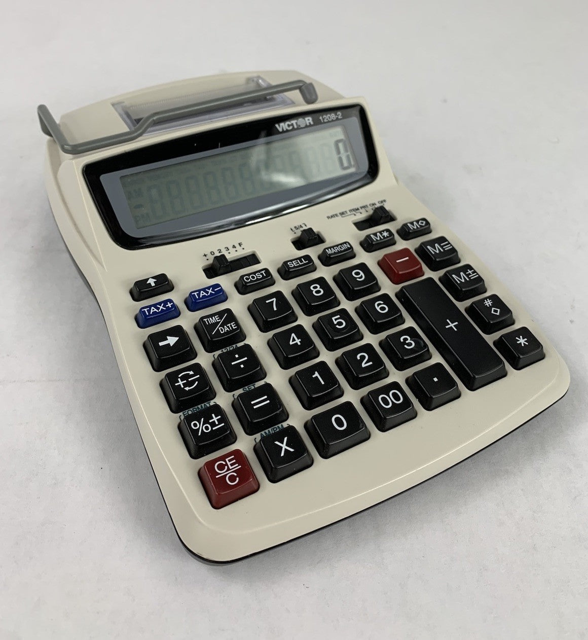 Victor 1208-2 Compact Printing Calculator - Tested0