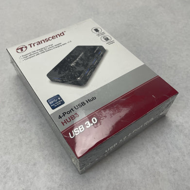 Transcend TS-HUB3K  USB 3.0 4-Port Hub Black
