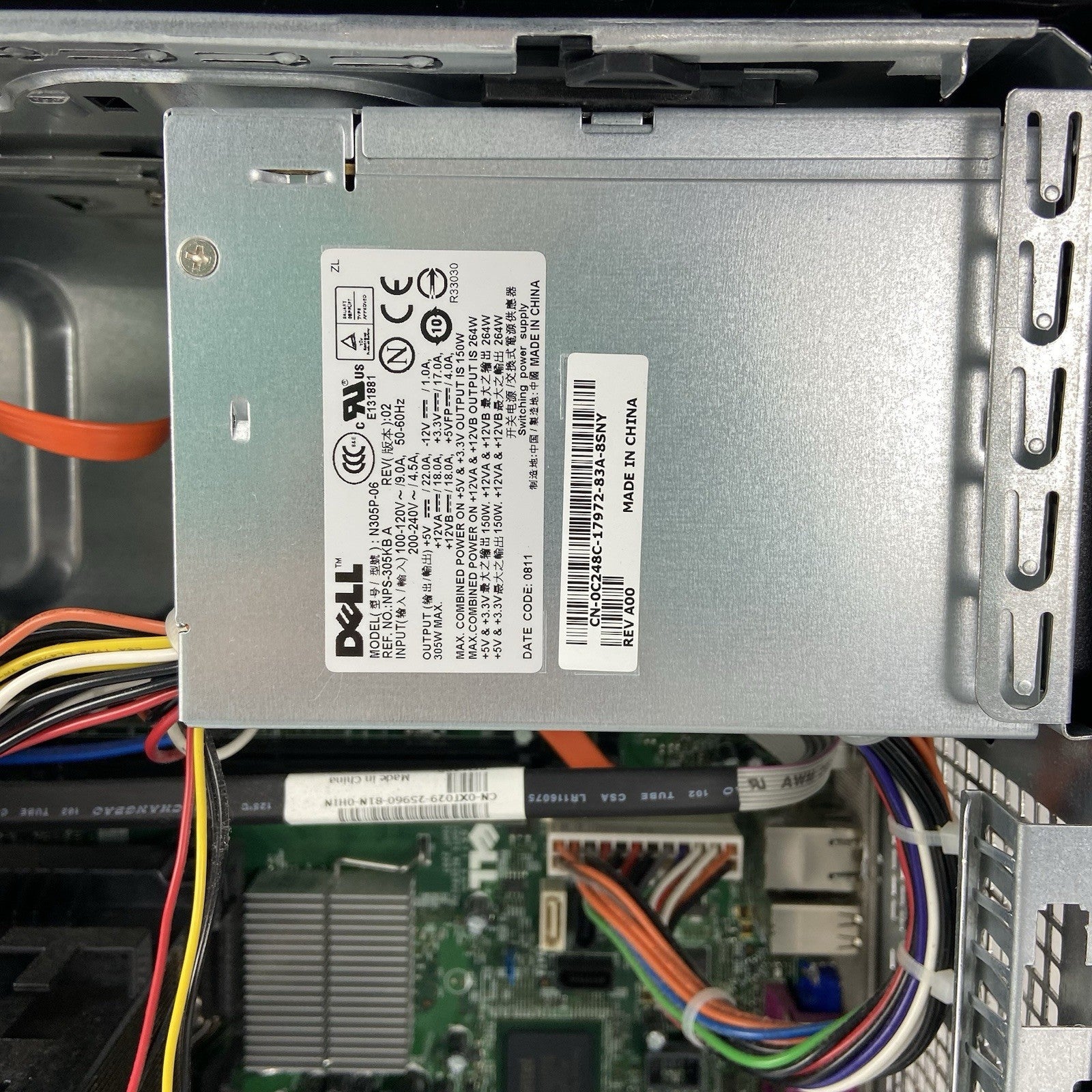 Dell Optiplex 755 MT Intel Core 2 Quad Q6600 2.4GHz 2GB RAM No HDD No OS9