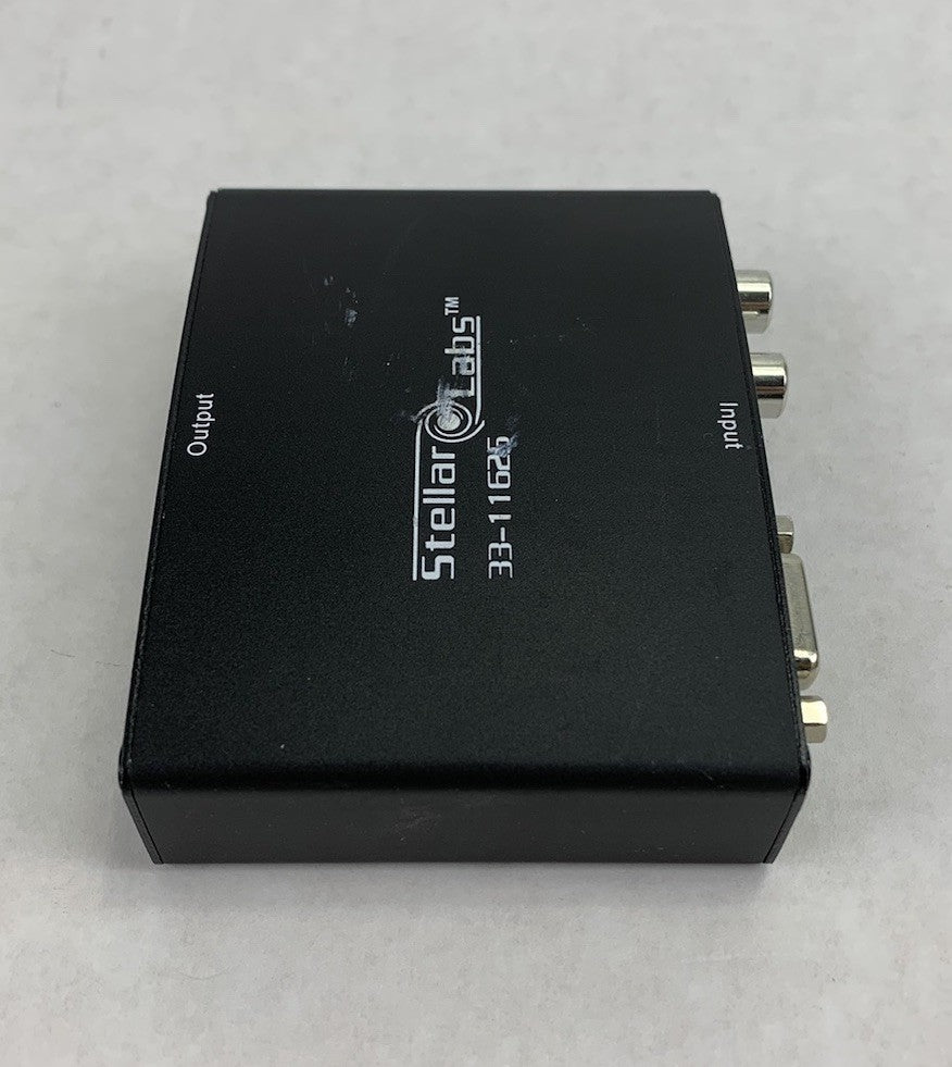 Stellar Labs 33-11625 VGA Video to HDMI Converter w/ AC Adapter