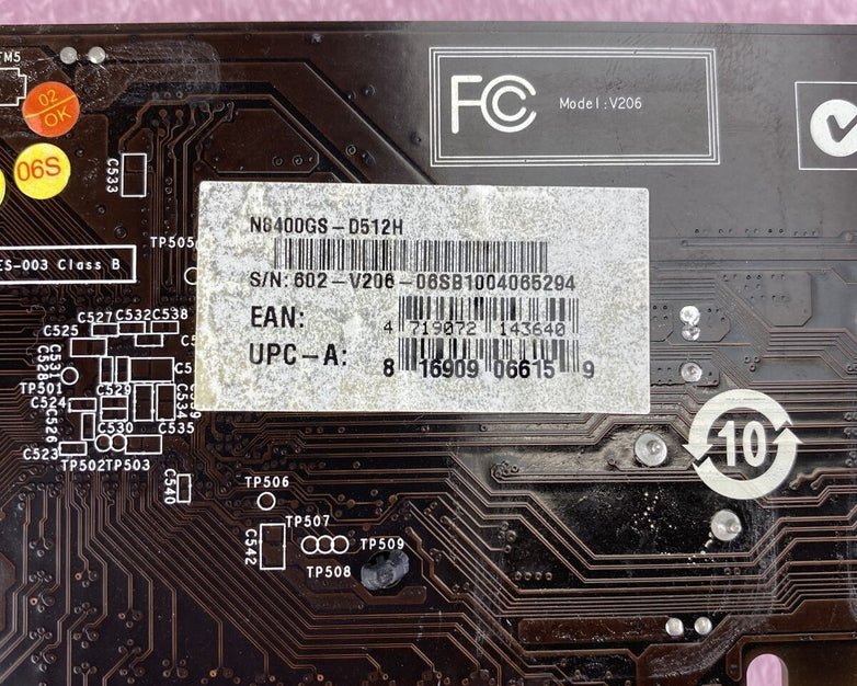 MSI N8400GS-D256H GeForce 8400GS 256MB GDDR2 PCIe 2.0 GPU