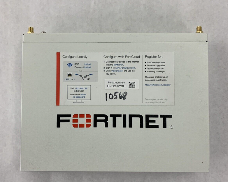 Fortinet FortiWiFi-60E FWF-60E Network Security Firewall Tested and Reset