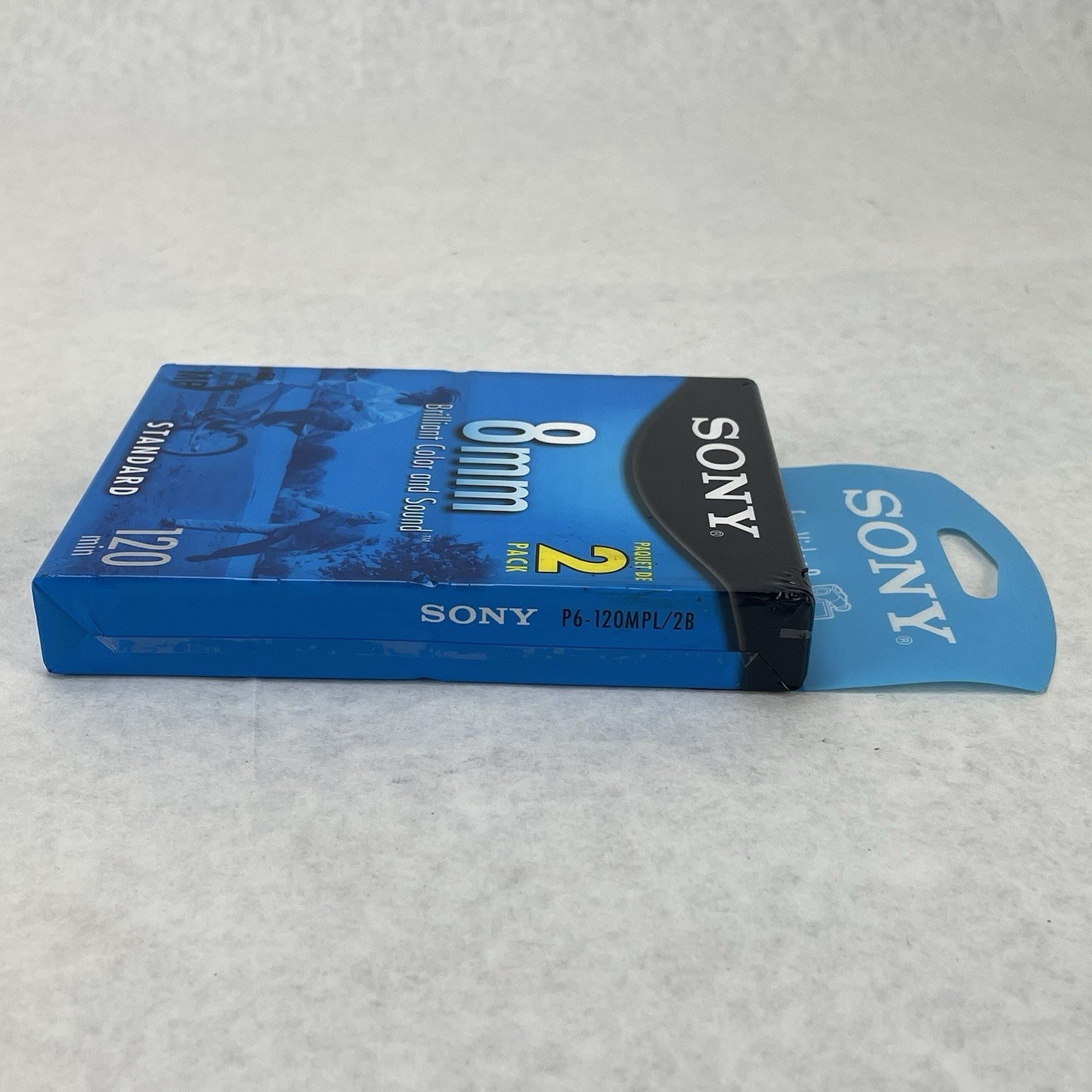 Sony 8mm Set Of 2 Videocassettes. Standard Grade P6-120MPL/2B. New Sealed5
