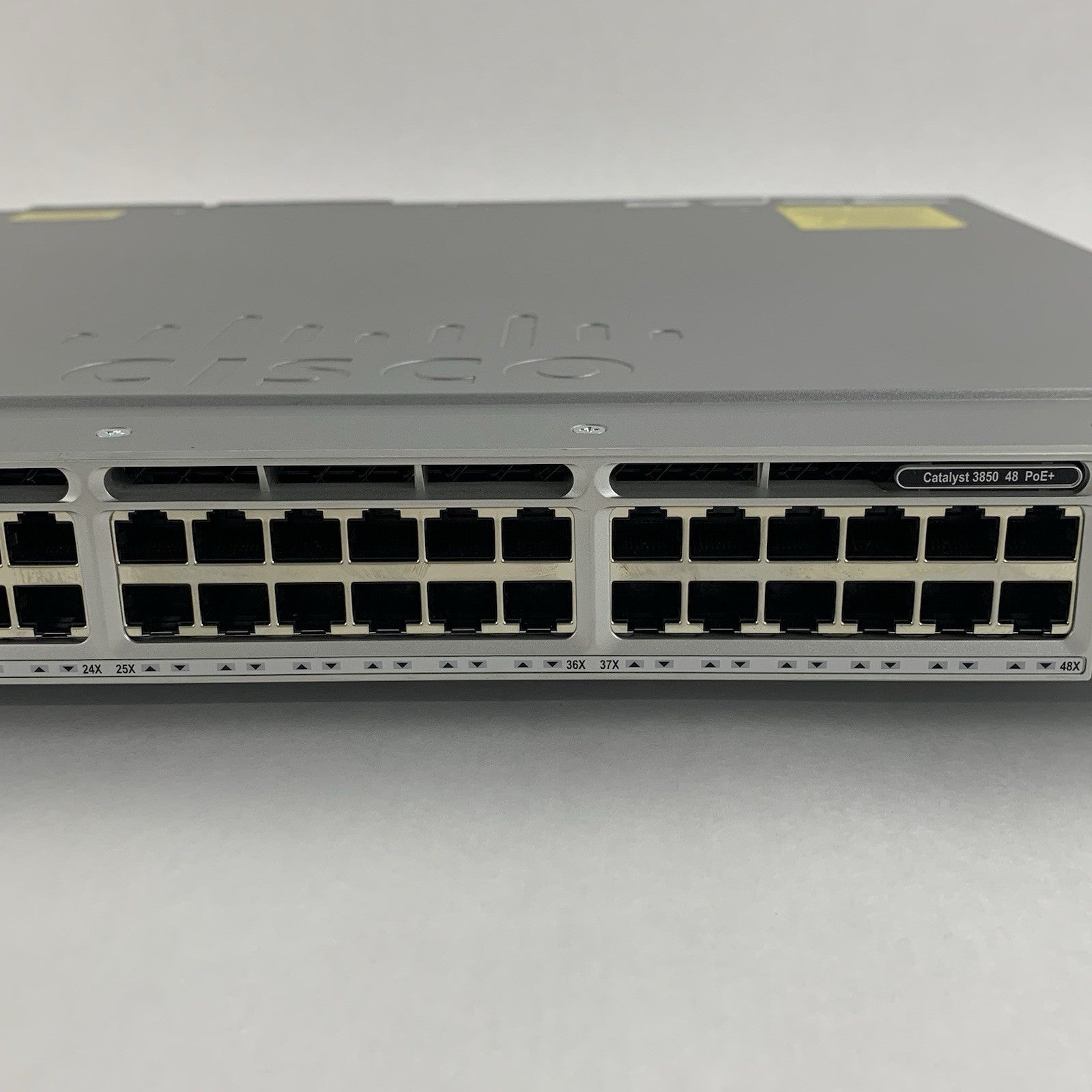 Cisco WS-C3850-48PW-S V07 PoE+ 48-Port Network Switch Tested w/ C3850-NM-4-1G3
