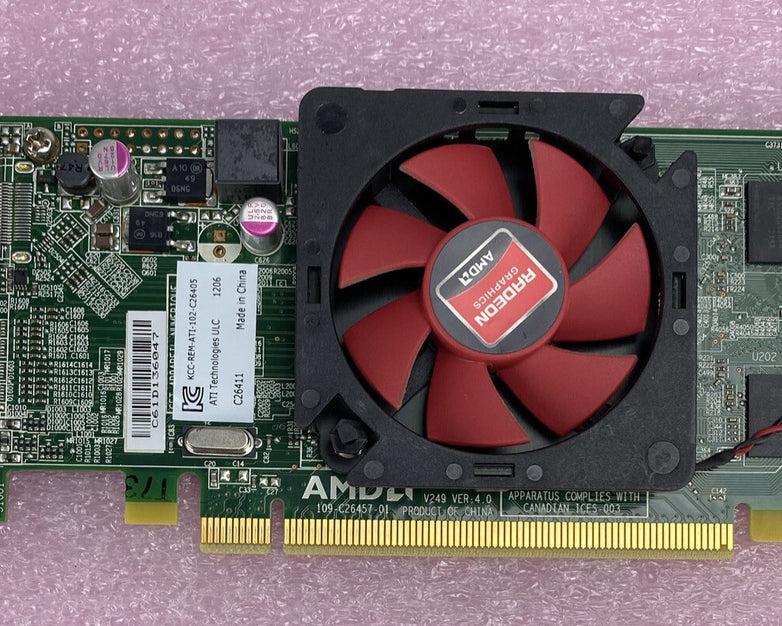 Lot( 2 ) Dell 0NFXD5 1GB AMD Radeon HD 6450 DisplayPort DVI PCle Low Profile