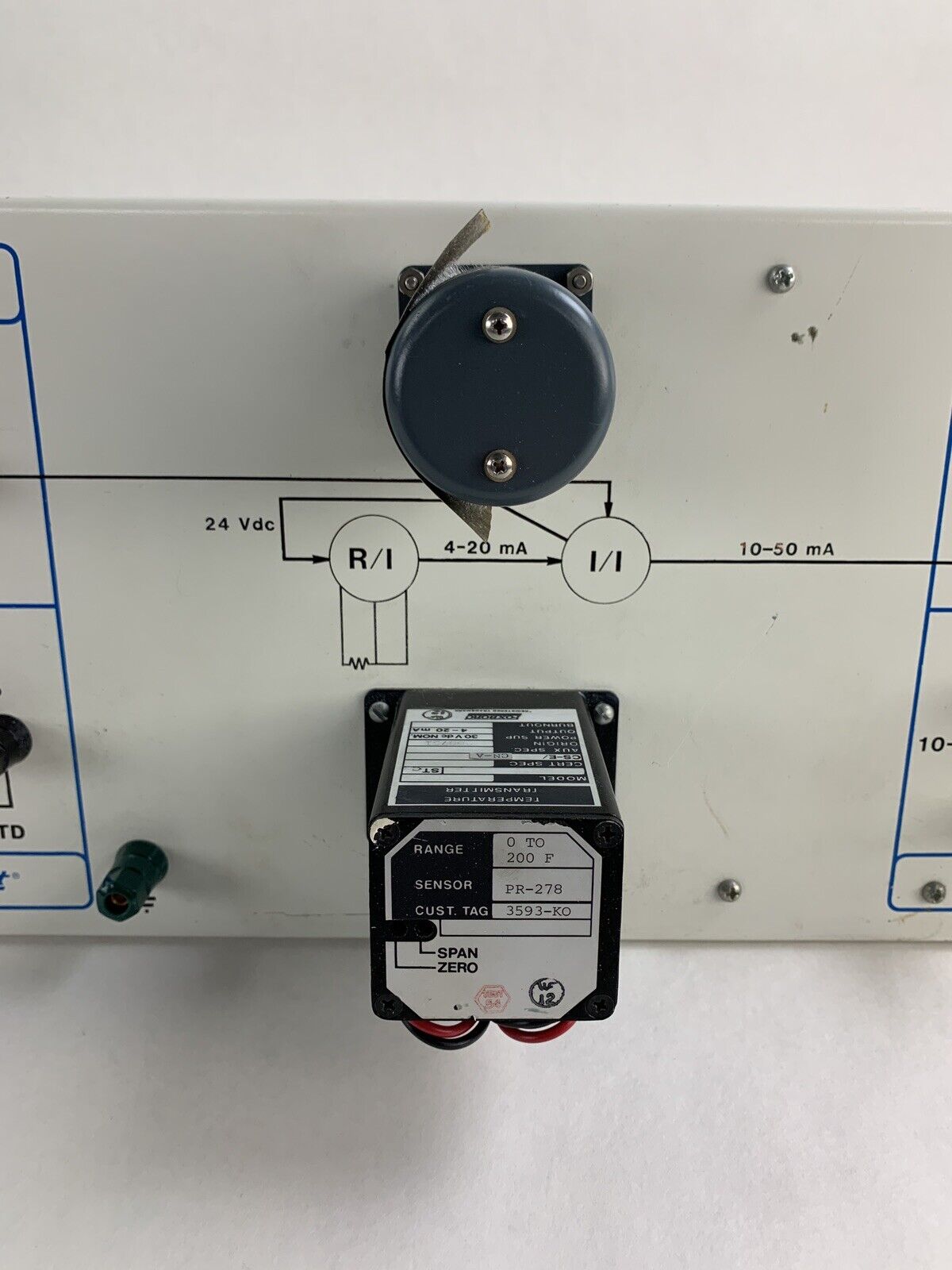 Lab-Volt 3593-K0 Industrial RTD/I Converter Untested