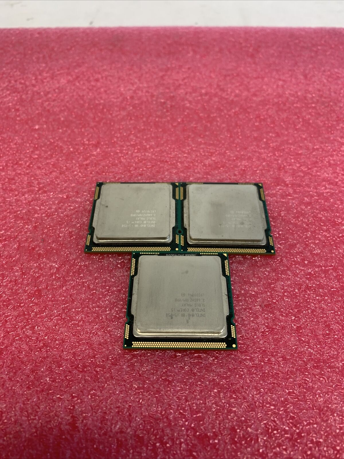 Intel Core i5 750 2.66GHz Quad-Core BX80605I5750 Processor (Lot of 3)