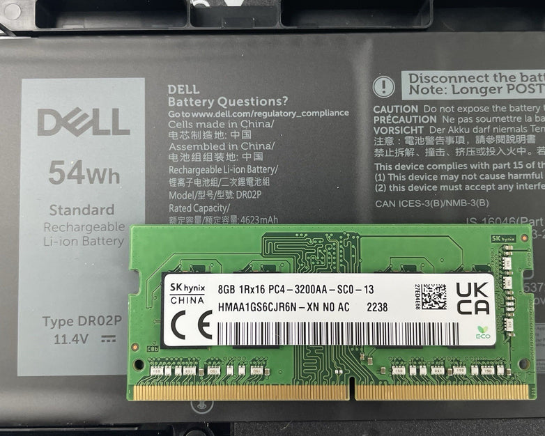 Dell Latitude 5540 15.6" i5-1345U 4.35 GHz 8 GB RAM No SSD/OS/AC