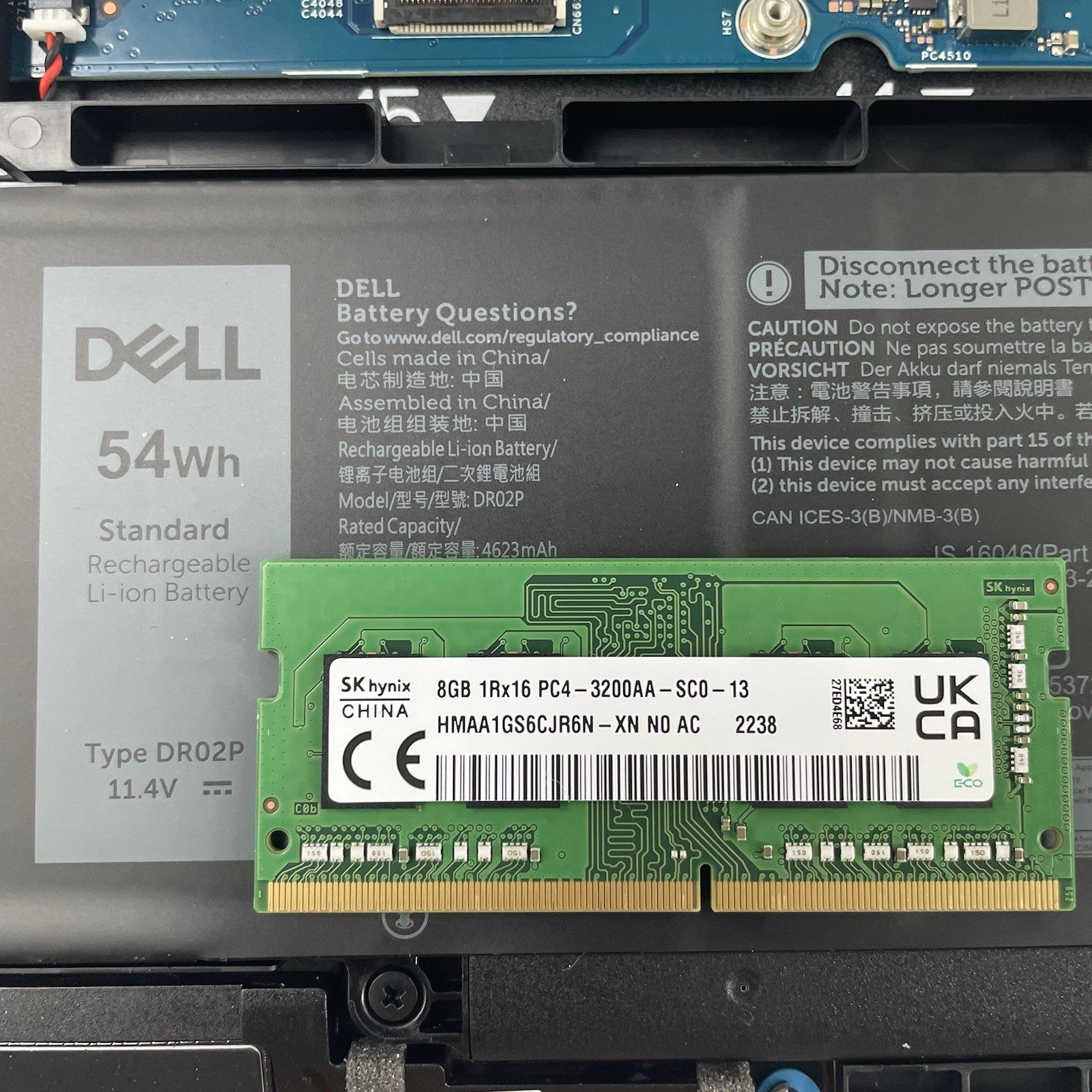 Dell Latitude 5540 15.6" i5-1345U 4.35 GHz 8 GB RAM No SSD/OS/AC19