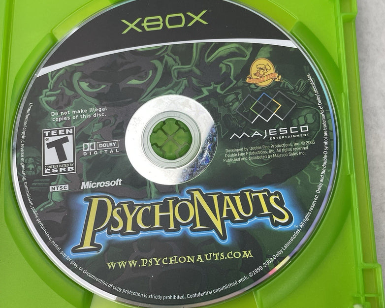 Psychonauts Xbox Original Untested