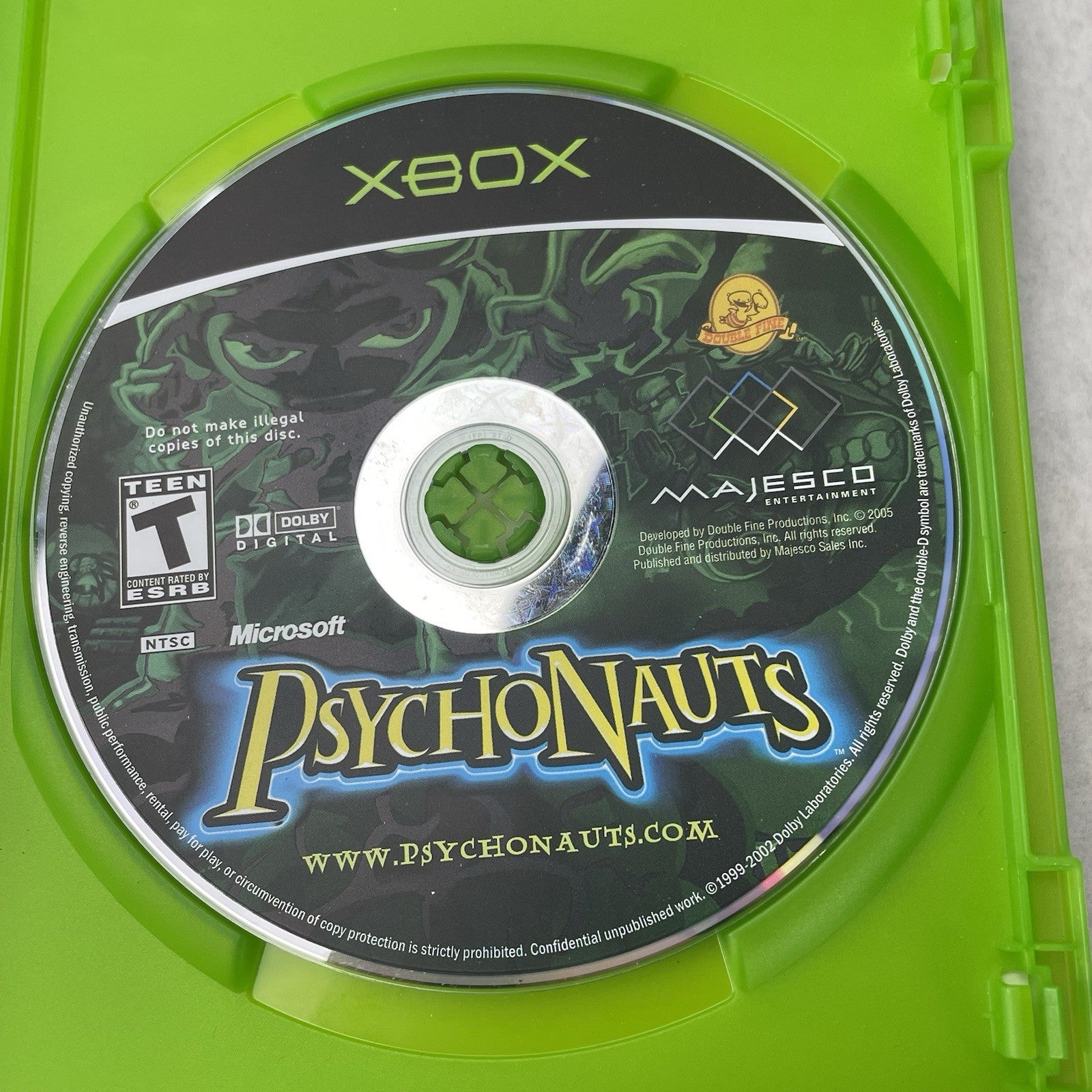 Psychonauts Xbox Original Untested10