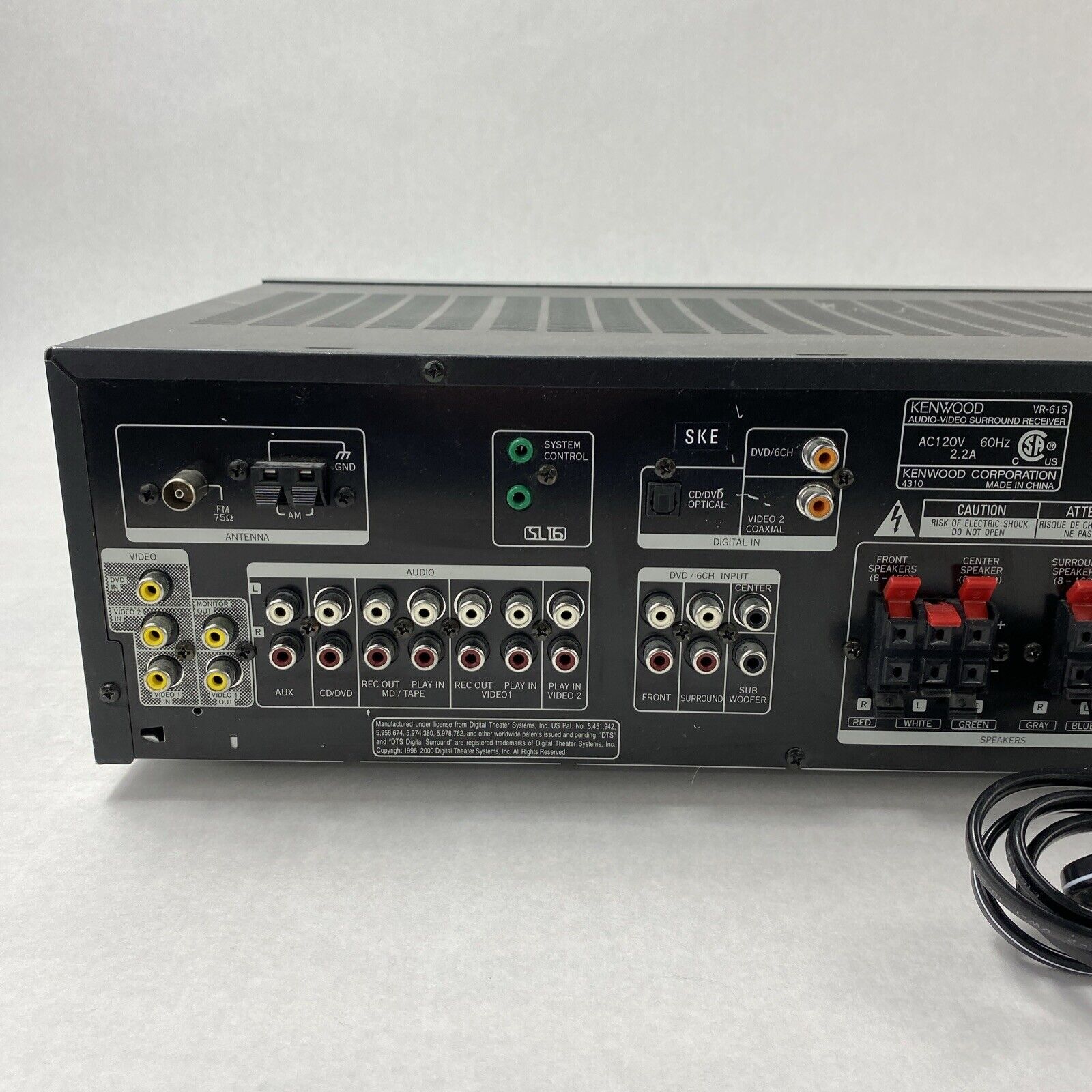Kenwood VR-615 AV Surround Receiver