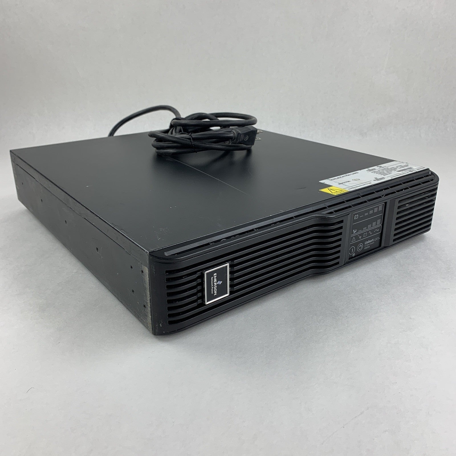 Liebert Emerson GXT3-1500RT120 UPS System Tested No Batteries No Caddy