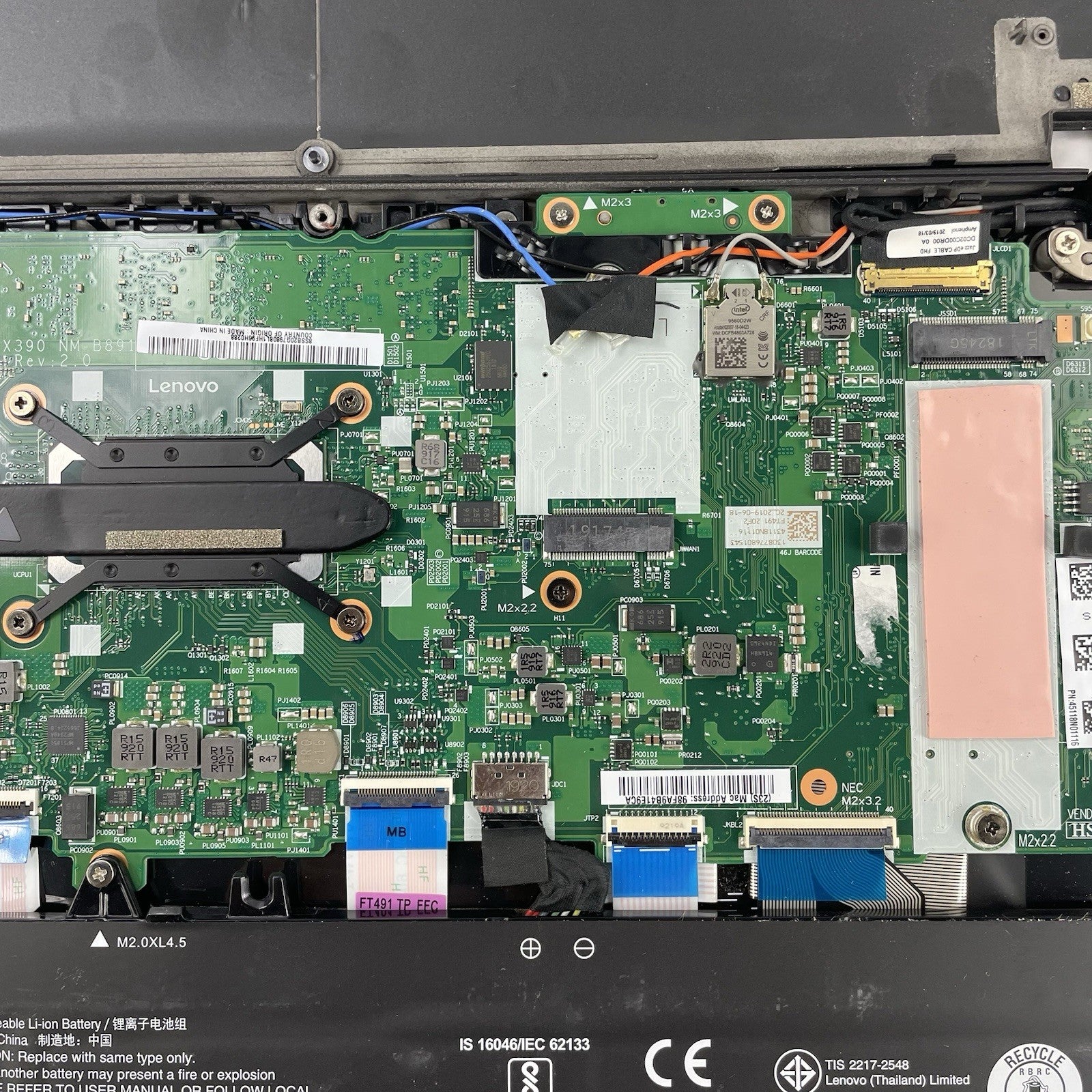 Lenovo ThinkPad T490s 14" i5-8365U 1.60 GHz 8 GB RAM No SSD/OS/AC16