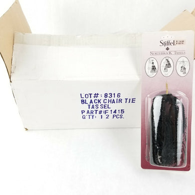 Stiffel Northbrook Double Tassels Black 8316 (Lot of 12)