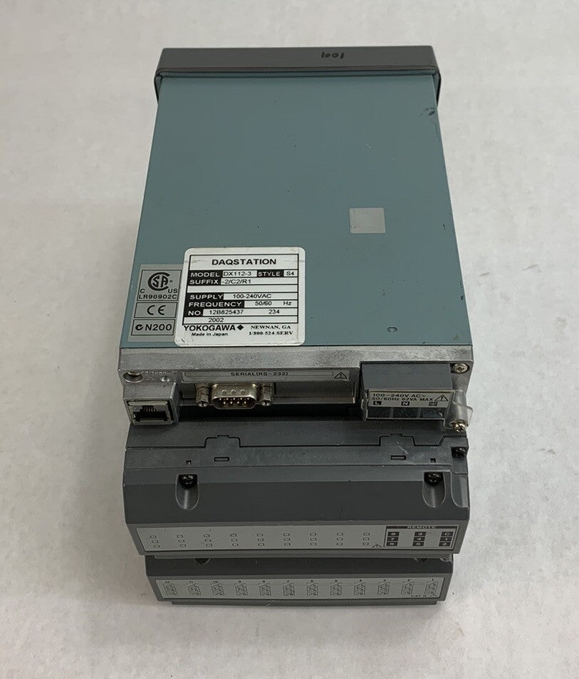 Yokogawa Daqstation DX112-3-2 Chart Recorder (Parts and Repair)