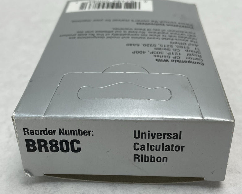 NuKote BR80N Universal Calculator Ribbon Sharp EL-2196BL Sharp EL2196BL Lot of 6