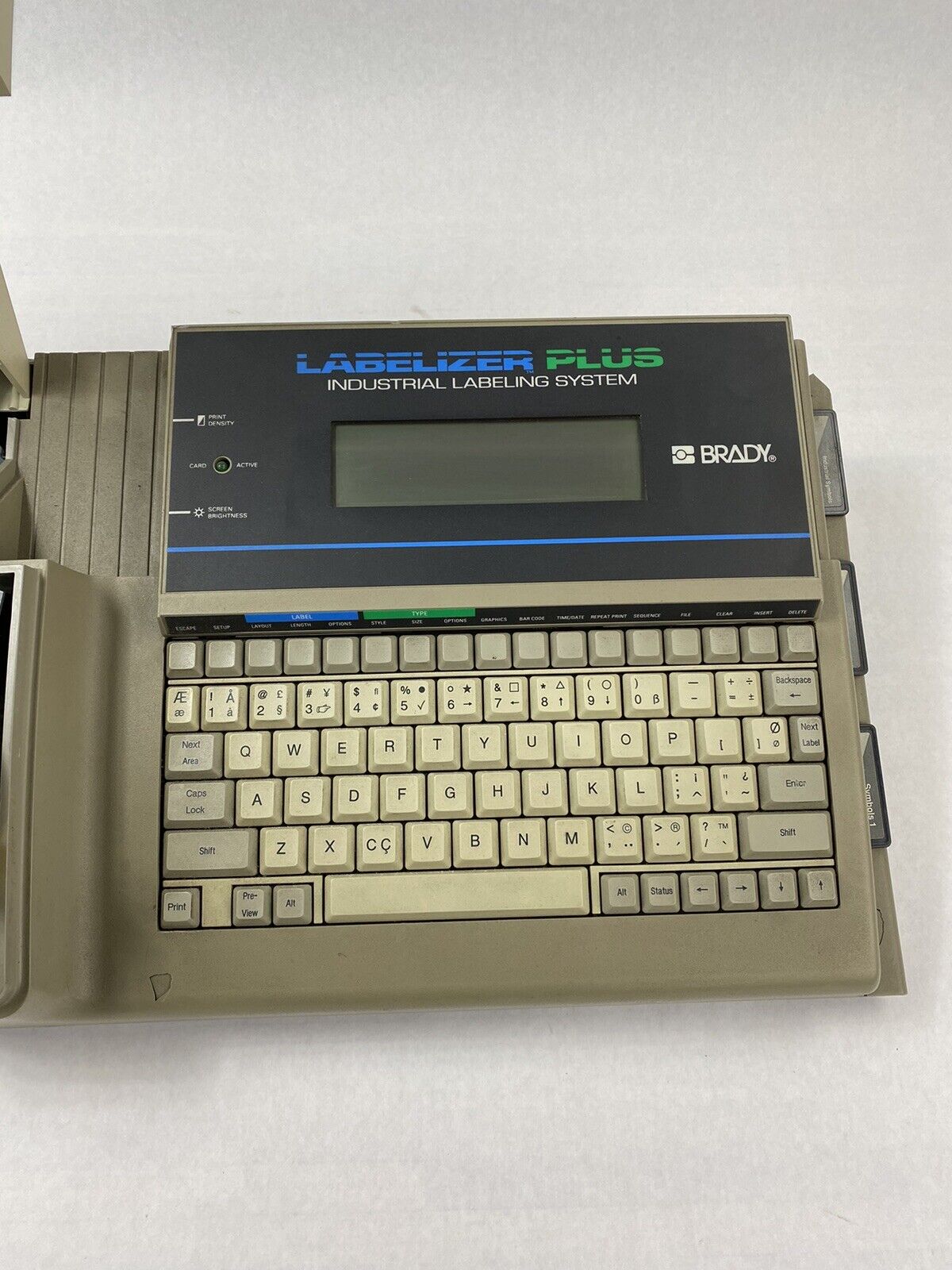 Brady Labelizer Plus Label and Sign Maker M No Power Cord For Parts or Repair