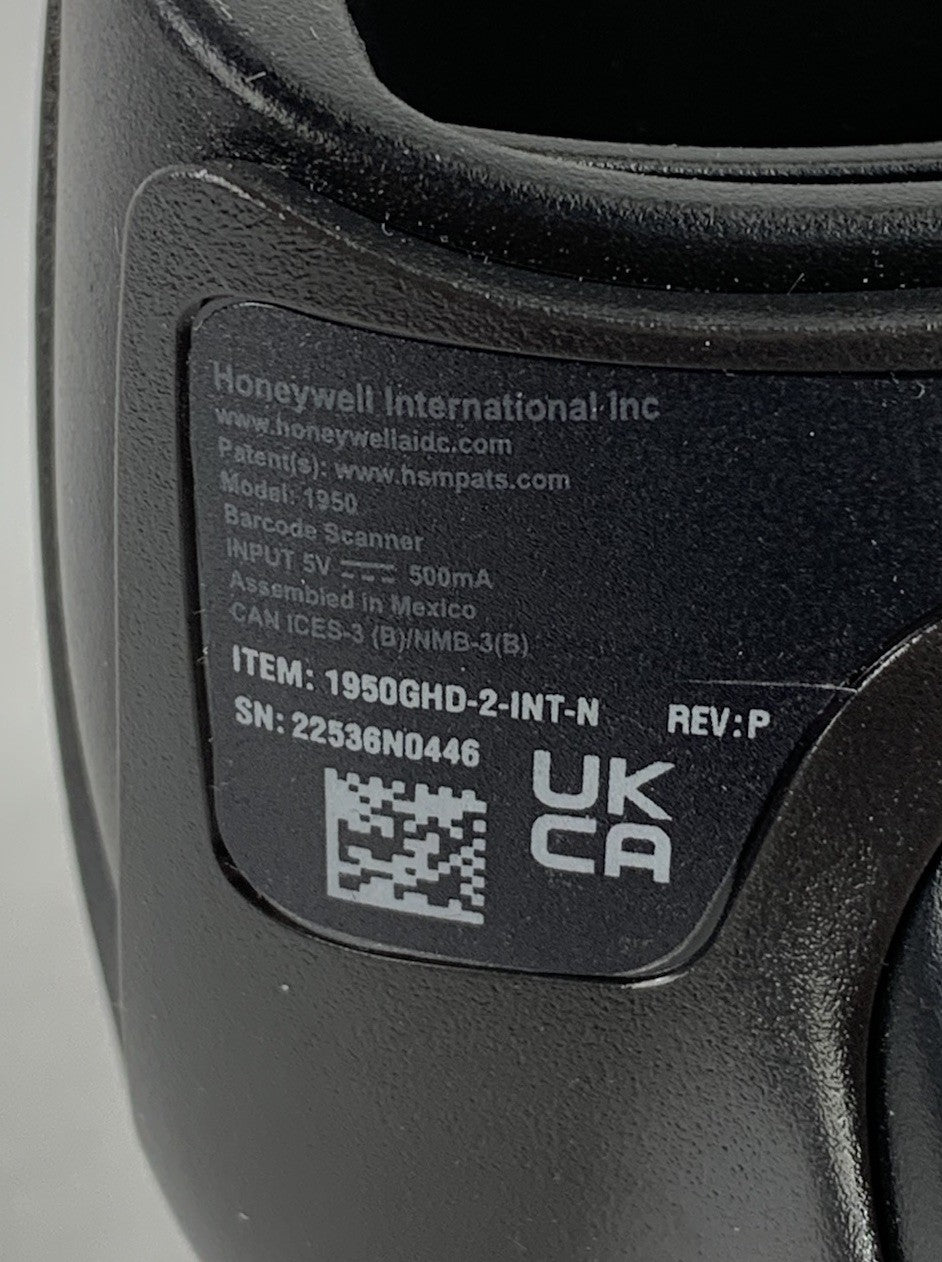 Honeywell 1950GHD-2-INT-N USB-Wired Handheld Barcode Scanner7