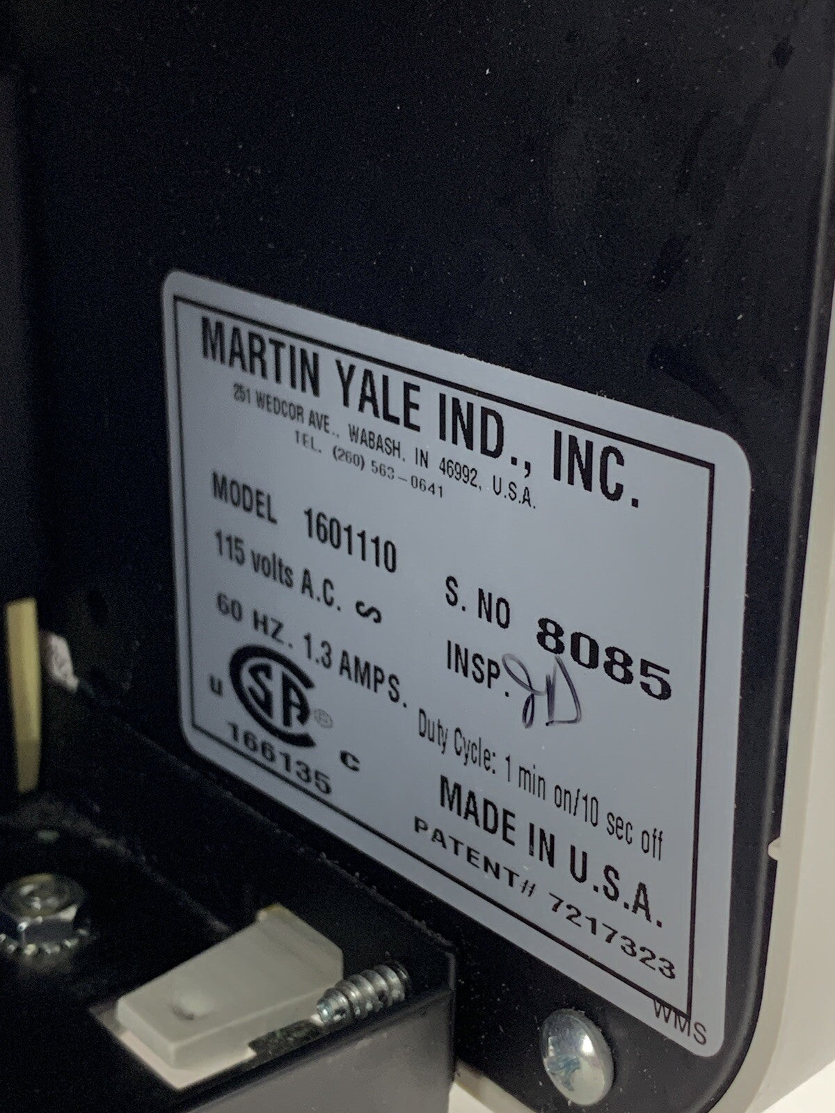 Martin Yale Paper Folding Machine 1601110 Tested Needs New Feed Roller