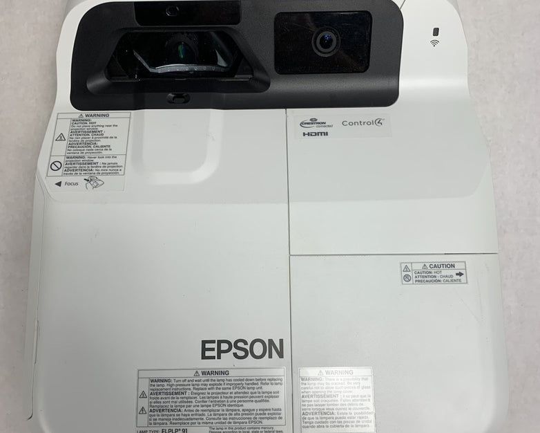 Epson PowerLite 695Wi H740A LCD Lamp Projector 1639 Lamp Hours - No Remote