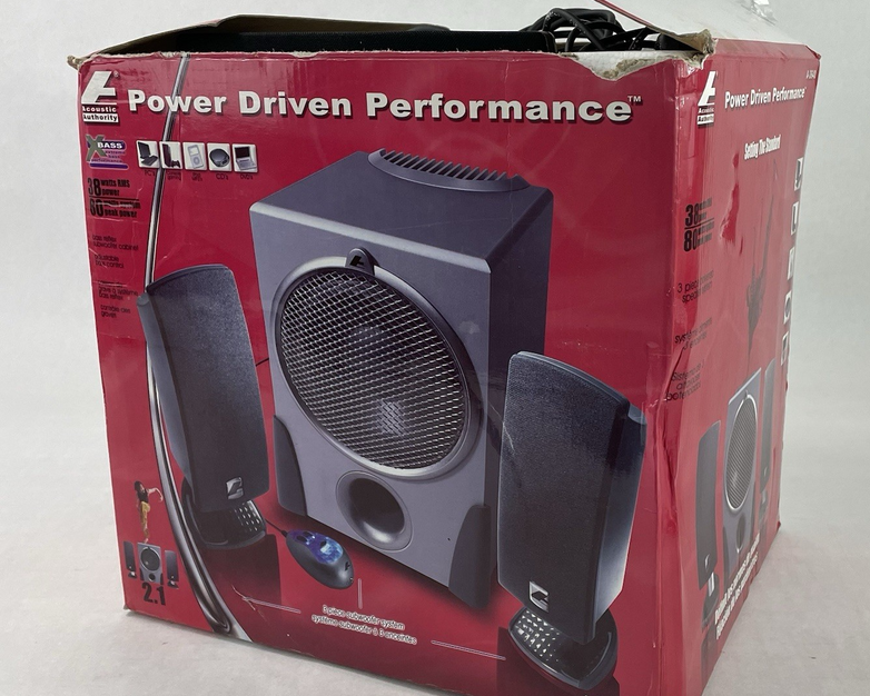 Acoustic Authority A-3640 Speakers Subwoofer Wired Remote Controller