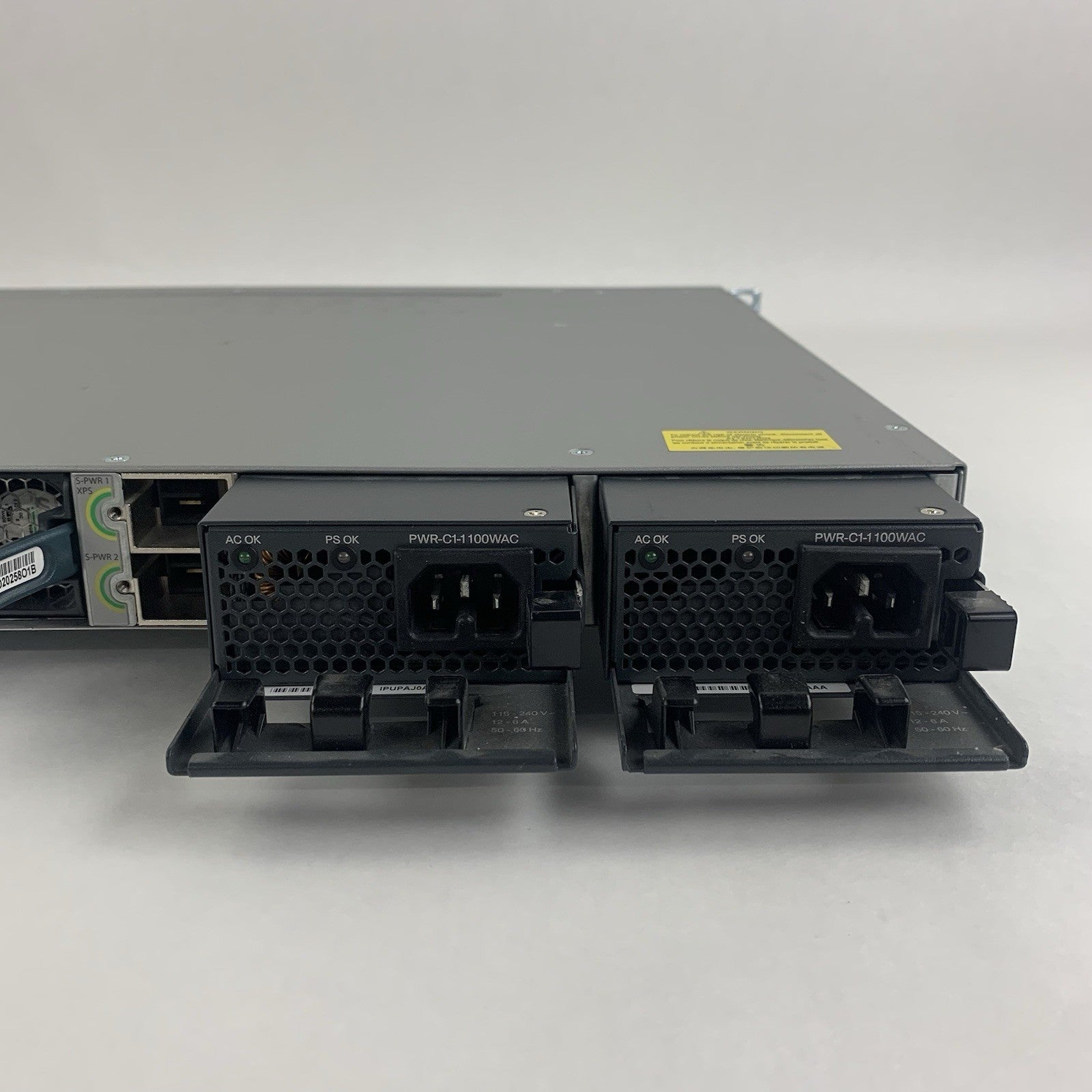 Cisco WS-C3850-48P-L V07 48-Port PoE Switch Tested w/ C3850-NM-4-10G 2x PSU8