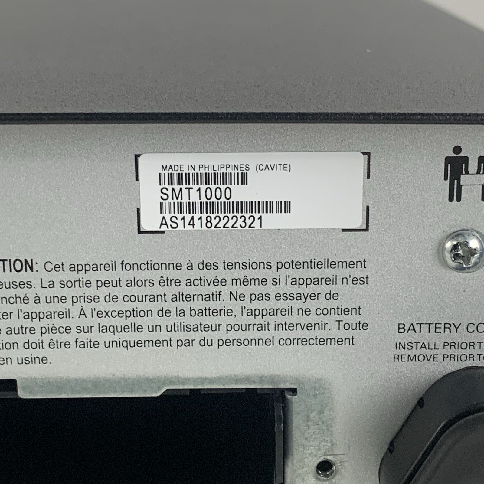 APC SMT1000 Smart-UPS 1000  Uninterrupted Power Supply No Battery5