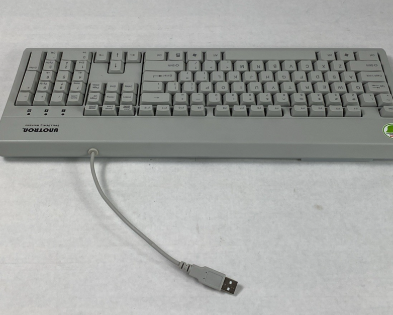Unotron S6000K SpillSeal Washable Antimicrobial Protected USB Keyboard Tested
