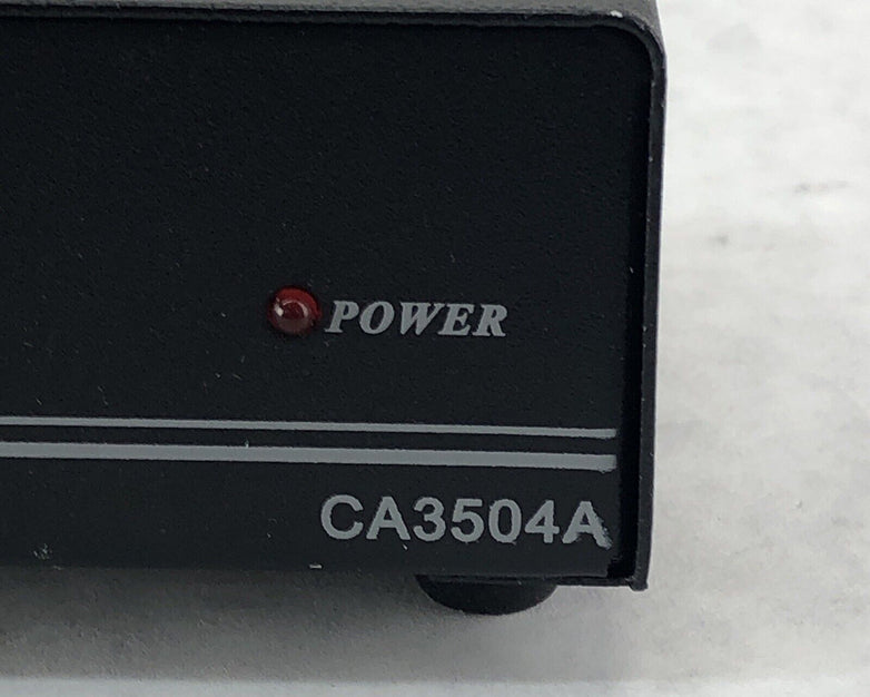 4-Port 350M High Power Drive VGA Audio Splitter CA3504A W/ Instruction Manual