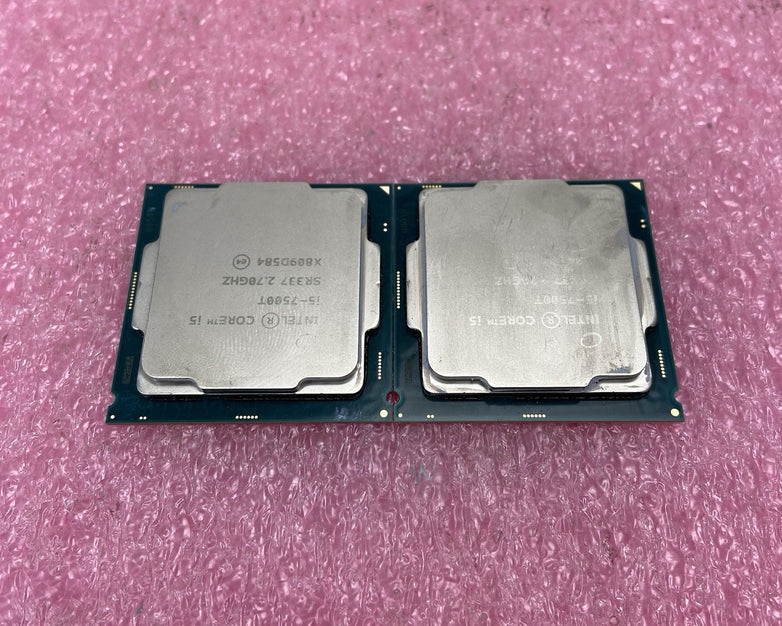 Intel Core i5-7500T SR337 2.7GHz Dekstop CPU lot of 2
