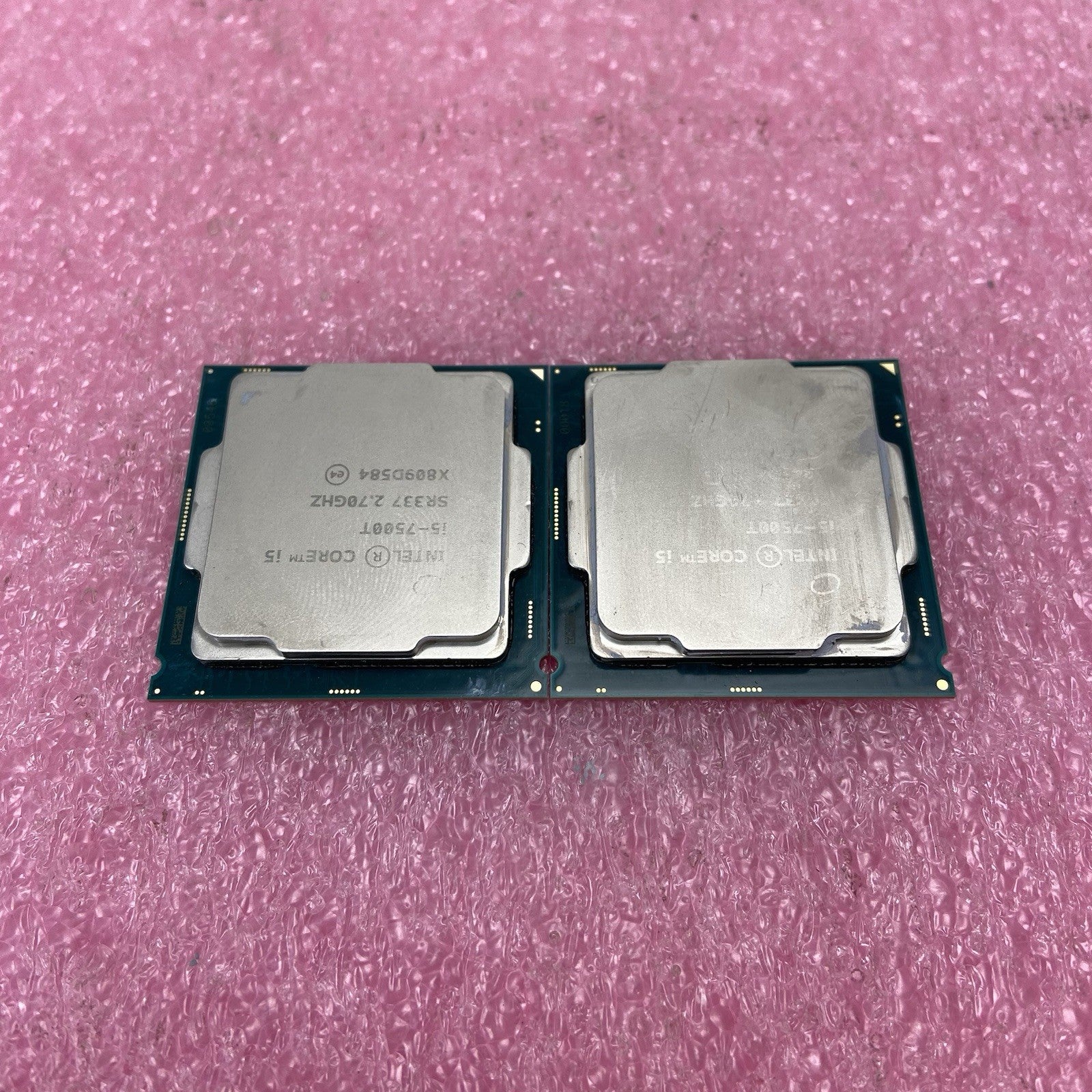Intel Core i5-7500T SR337 2.7GHz Dekstop CPU lot of 2 3
